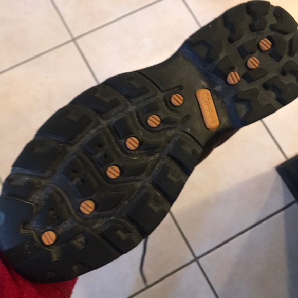 MENs Brown Leather Timberland Hiking Boots - Picture 7 of 7